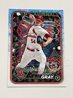 2024 Topps Holiday Baseball #H74 - Sonny Gray - St. Louis Cardinals