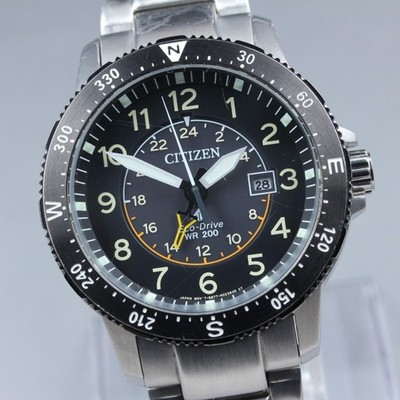 CITIZEN Promaster B877-R009257 Date Black 200m Solar 43mm Herrenuhr
