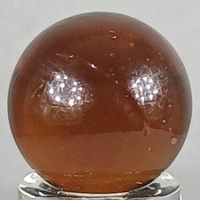 Small Amber Swirl Marble .55 Inches Near-Mint Condition Combined Shipping