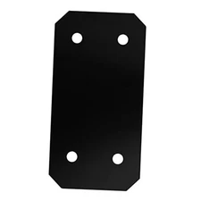  4 Pcs Flat Mending Plates for 6x6 Post, 9-3/4" x 5", Straight Repair 