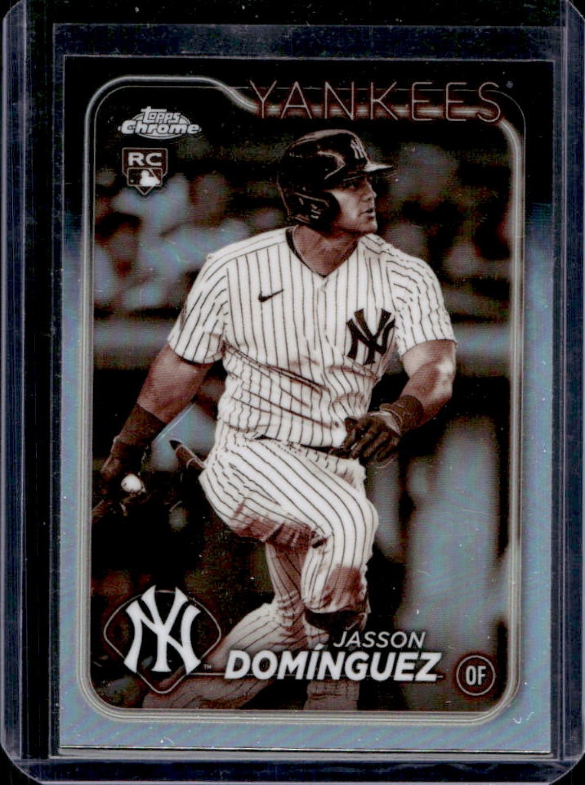 2024 Topps Chrome Jasson Dominguez RC Sepia Refractor Rookie #89 Yankees