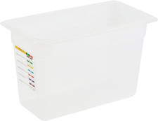 Food Storage Container 1 Pack of 12.7 X 6.8 X 7.8 Inches Plastic Stackable Stora