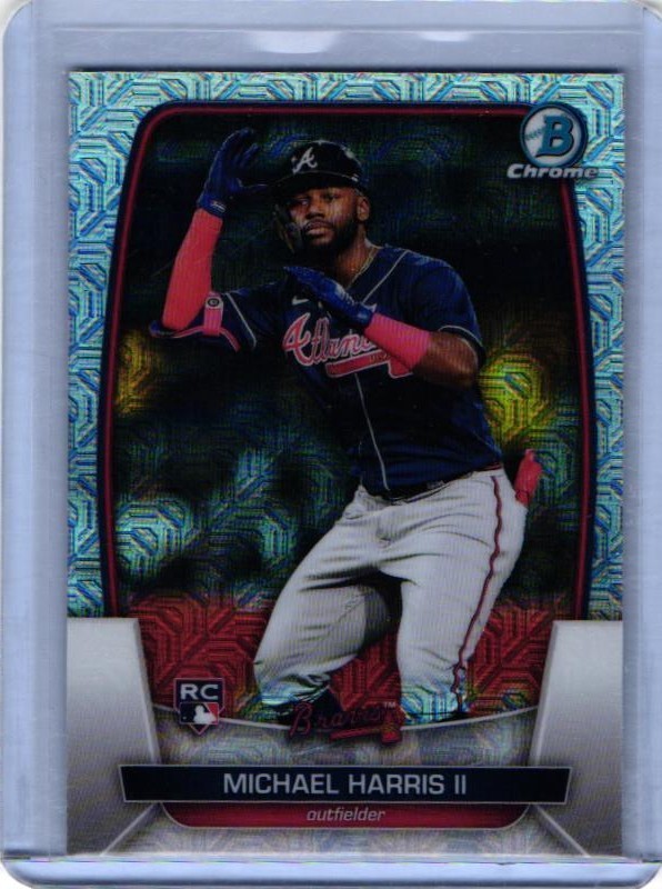 2023 Bowman Chrome Mojo Refractor #76 Michael Harris II RC Rookie NM