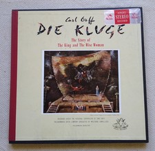 Carl Orff Die Kluge The Story of The King and The Wise Woman 2-lp