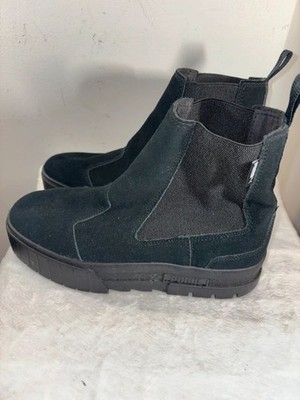 New Puma Mayze Suede Platform Chelsea Boots Sz 11