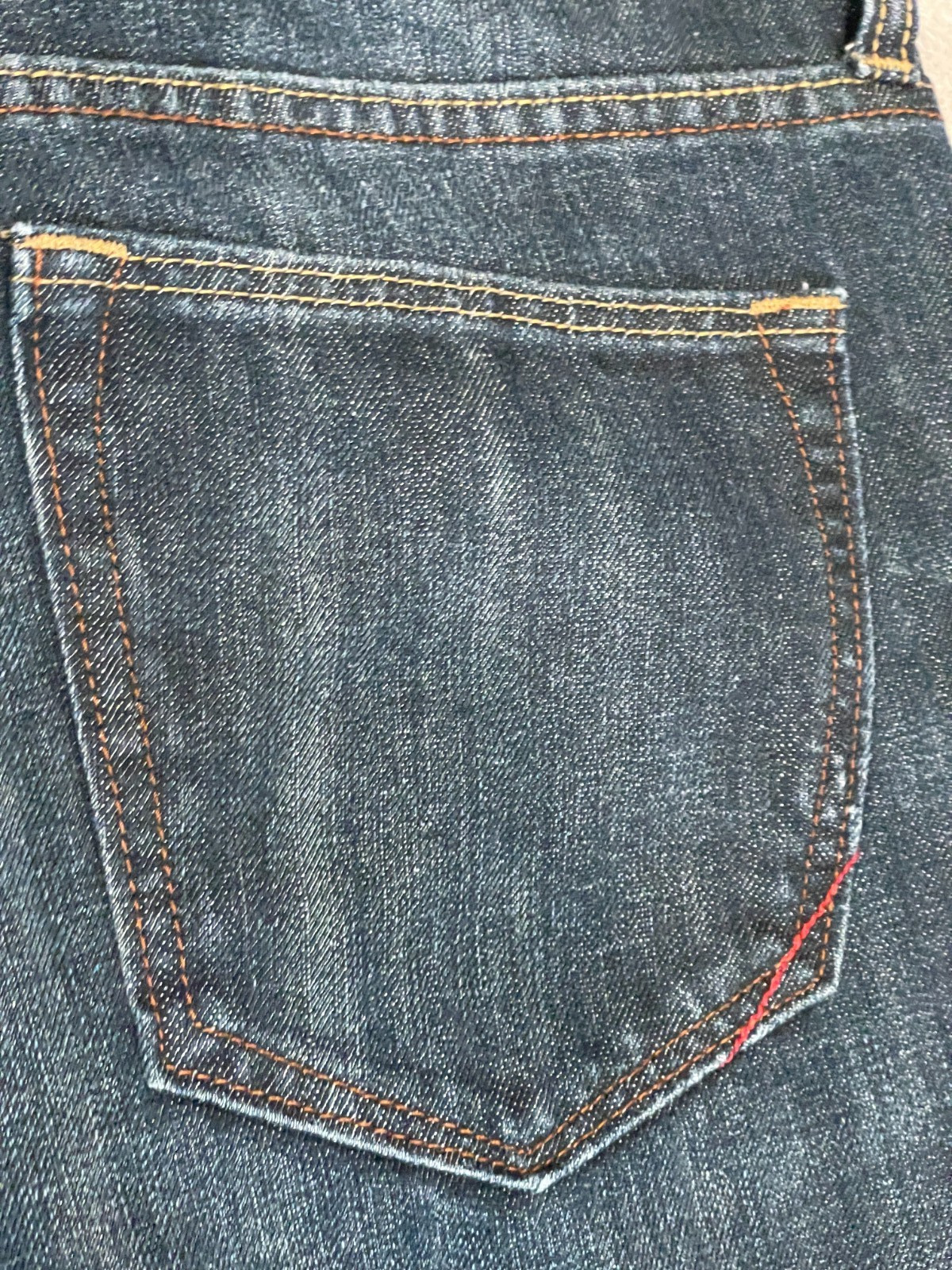 Banana Republic Jeans Mens 35x30 Fits 33x28 Dark Wash Blue Straight Leg Cotton thumbnail 9