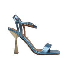 L'Amour by Albano Sandalo celeste metallizzato tacco 10