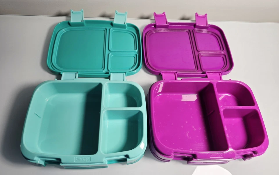 Bentgo Kids Ljnch коробка лот из 2 бирюзовый и фиолетовый - Изображение 3 из 4