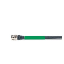 Elite Core HD-SDI-100 100 Feet RG6 BNC Connectors Coaxial Cable, Green