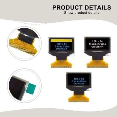 128 x 64 für OLED Display 096 Zoll Bildschirm für individuelle Elektronik Anwe