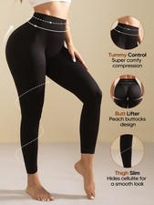Womens Soft Stretch High Waisted Leggings Long Workout Cycling Yoga Pant Fitness
