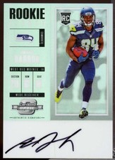 Amara Darboh RC Card 2017 Panini Contenders Optic Rookie Autograph #131 . rookie card picture