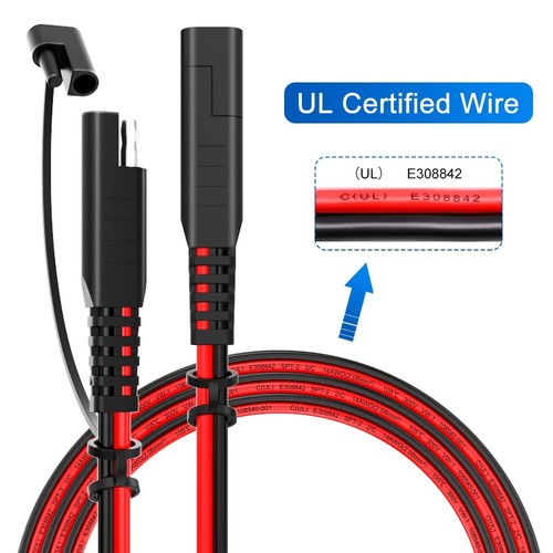 SAE to SAE Extension Cable 15Feet Quick Connect Disconnect SAE Power Connecto... - Picture 4 of 7
