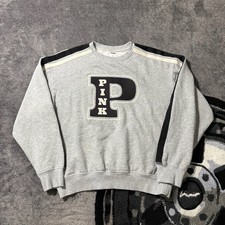 PINK Victoria's Secret Grey Pullover Crewneck Sweatshirt Size M
