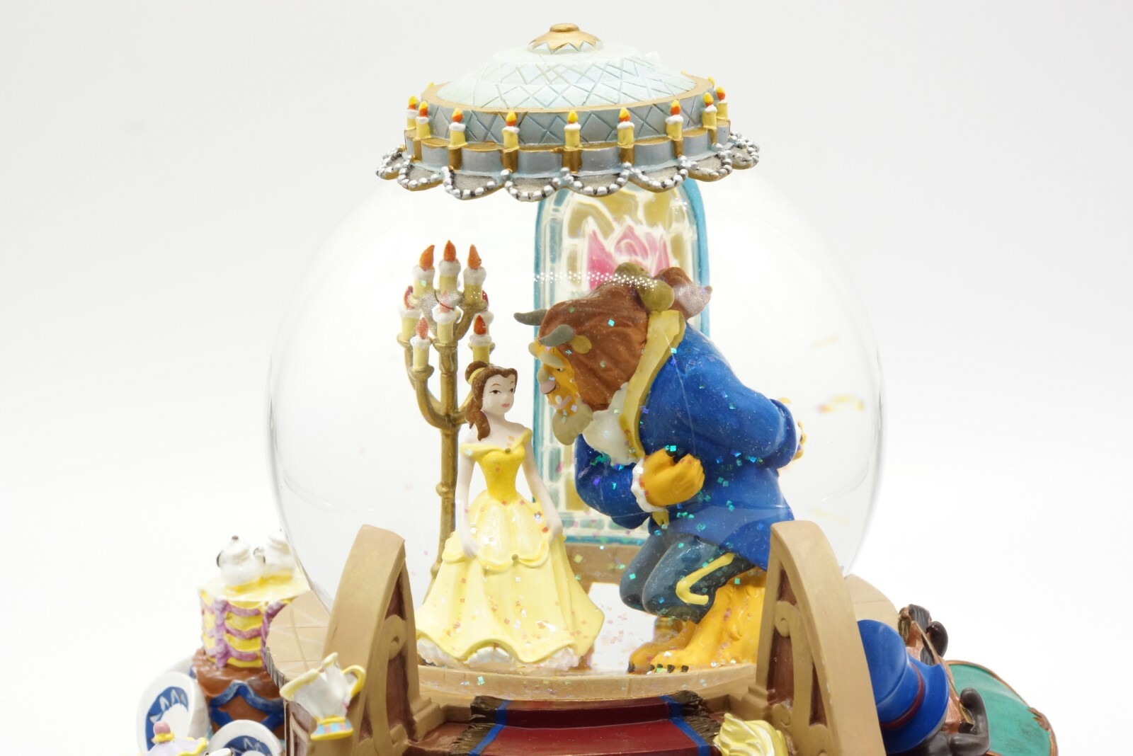 Beauty And The Beast Musical Snow Globe