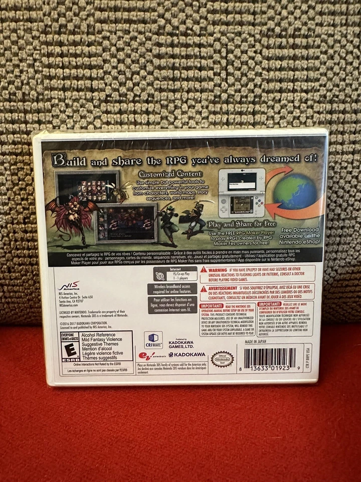 RPG Maker Fes (Nintendo 3DS) New/Sealed! - Image 2 of 4