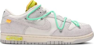 Size 11 - Nike Dunk Low x Off-White Lot 14 Of 50 Sail/Neutral Gray