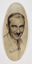 1934 Carreras Cigarettes Film Stars #9 PAUL LUKAS Blank Back (A)