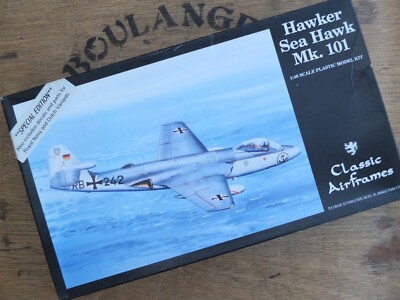 CLASSIC AIRFRAMES 490 - HAWKER SEA HAWK MK. 101 - RARE SPECIAL EDITION 1/48 KIT