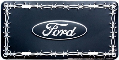 "Ford" Embossed Aluminum Novelty License Plate (#2827) | eBay