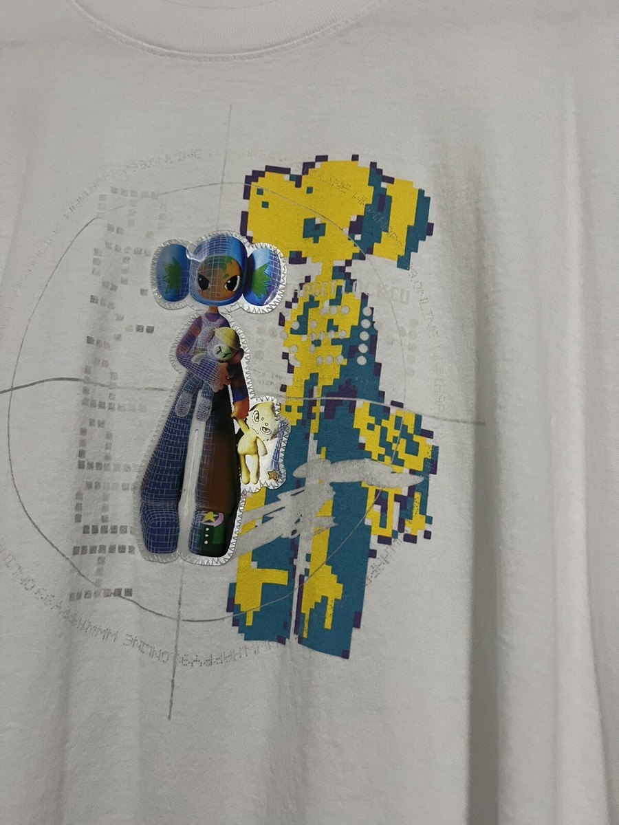 happy99 tシャツ Happy99 Online REM Target Lenticular Shirt Mens XL White 3D