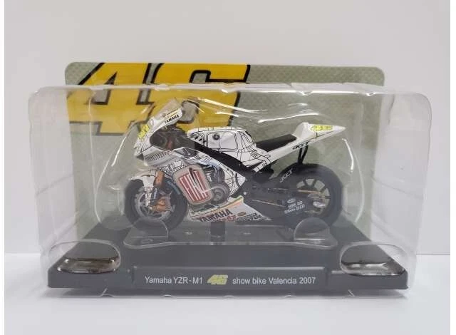 MOTO VALENTINO ROSSI AU 1/18 YAMAHA YZR M1 VALENCIA 2007 - Photo 1/1