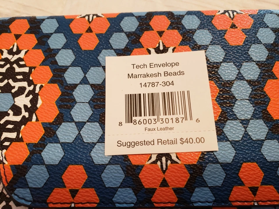 NWT Vera Bradley Marrakesh Beads Tech Envelope Clutch - Image 3 of 4