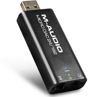 M-AUDIO Micro DAC 24/192 HD tragbarer Digital-Analog-Konverter