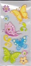 3d Stickers - Miscellaneous Theme - Butterflies