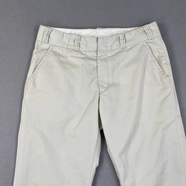 Pantalones G-Star Raw Para Hombre 34x32 Marfil Pierna Ancha Atajo Alcatraz Elwood Hip Hop Foto 3 de 4