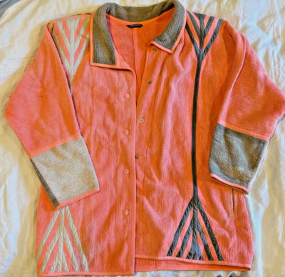 Annikki Karvinen Vintage Women s Handmade Coat Art To Wear Finland XS