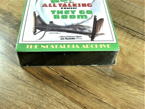 New Sealed 1929 Laurel & Hardy (VHS 1995) Movie They Go Boom Nostalgia Archives - Picture 5 of 7