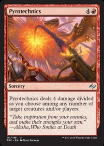 Pyrotechnics x4 - Fate Reforged - NM-Mint, English - Fate Reforged