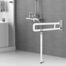 Handicap Grab Bar Rail Toilet Handrails Bathroom Stainless Steel L-Shape Safety