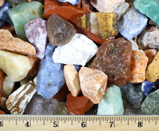 3 - 11 Brazil Mix - Rough Rocks for Tumbling - Bulk Wholesale options