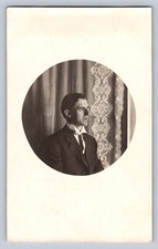 Postcard Lot Victorian Gentlemen Studio Portraits RPPC A960