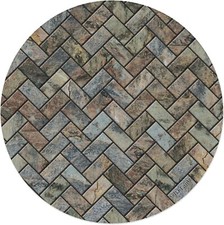 Stone Herringbone Pattern Natural Sandstone C...