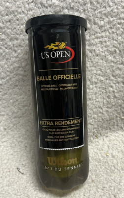 Wilson US Open Official Tennis Balls Extra Duty 3 Balls New