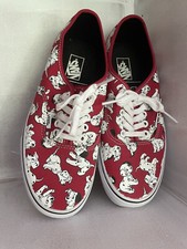 NEUE seltene 101 Dalmatiner Vans Authentic Rot Sammler Sneaker Schuhe Rarität