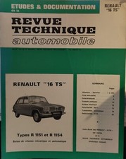 Revue technique Renault R16