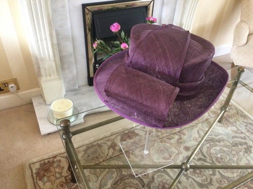 Light Plum/ damson Hat Jacques Vert | eBay