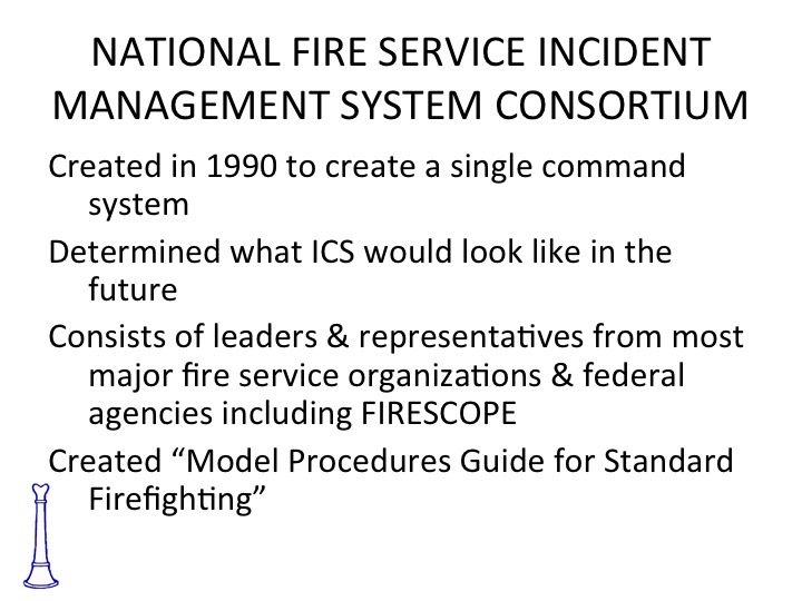 Incident Command System Fire Department