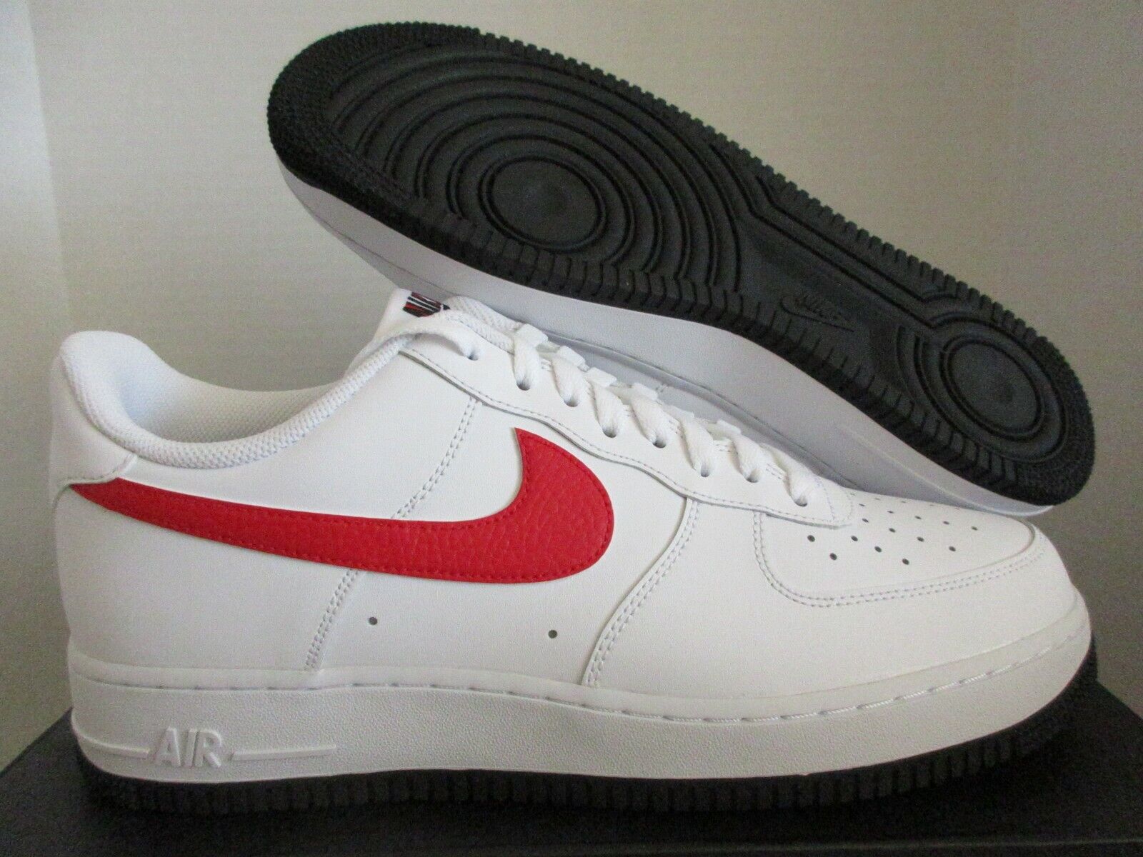 NIKE AIR FORCE 1 07 WHITE-UNIVERSITY RED SZ 11 [CT2816-100]