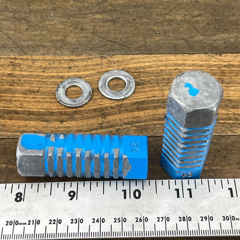 Extensores de eje Tuf Neck EE. UU. Clavijas Azul Estilo Libre 24t Old School BMX Azul Años 80 Maui Foto 2 de 4