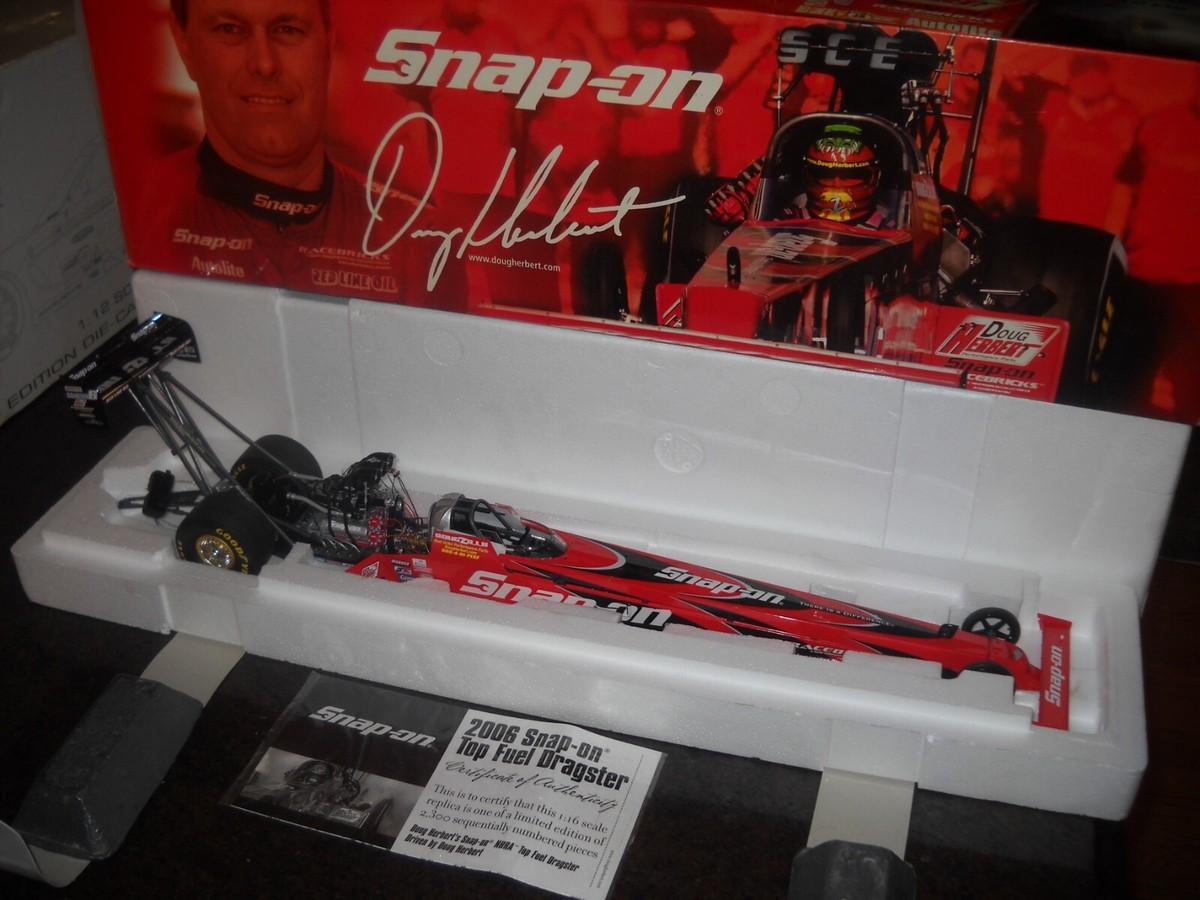 👍👍SNAP ON*DOUG HERBERT-TOP FUEL DRAGSTER-NHRA 1:16 SCALE