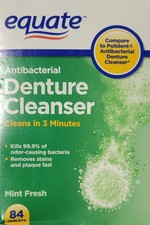 New Sealed BoxDenture Cleanser Equate Mint Fr...