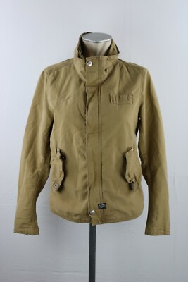 G-Star Damen Regenjacke Gr. M Beige outdoor jacket raincoat GL5
