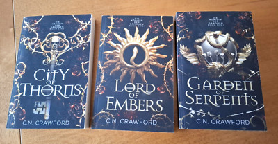 City of Thorns, komplette Trilogie von C.N. Crawford, Taschenbuch, neuwertig