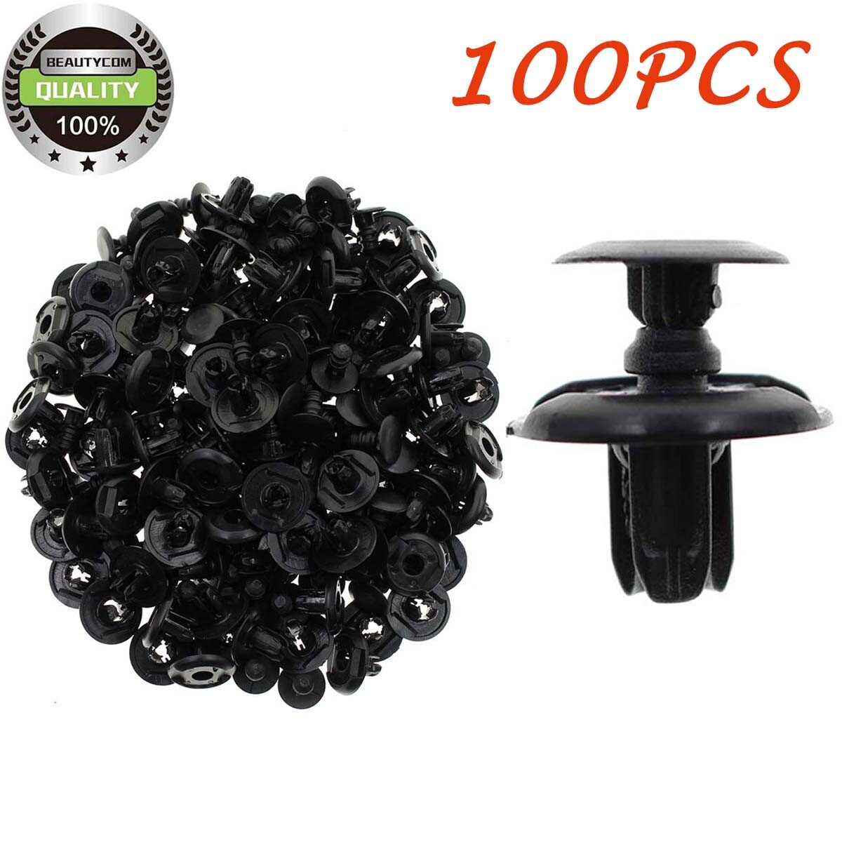 100 Pcs Front Fender Push-Type Retainer Clips 91501-S04-003 FIT For Honda Acura