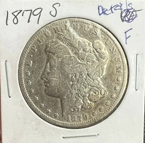 1879-S 🇺🇸 $1 Morgan Silver Dollar 90% Extra Fine XF EF San Francisco